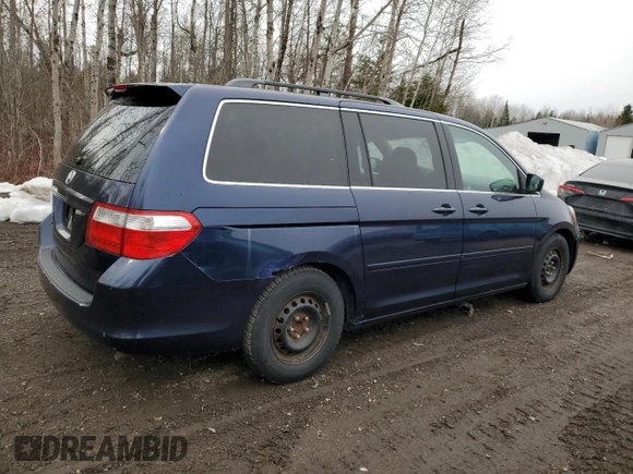 2007 Honda Odyssey EX with VIN 5FNRL38467B102180, listed as a Copart auction lot 52302215 with 374,291 mi miles and Clean Title. Bid and sale history available at carsss.com. Image 3.
