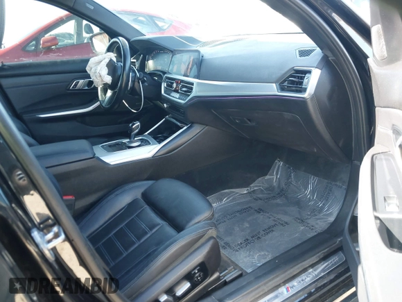 2021 BMW 3 Series M340i xDrive with VIN 3MW5U9J0XM8B49022, listed as a IAAI auction lot 41637152 with 65,452 mi miles. Bid and sale history available at carsss.com. Image 5.
