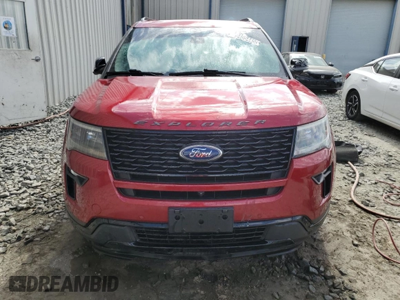2018 Ford Explorer Sport with VIN 1FM5K8GT2JGB04928, listed as a Copart auction lot 49405445 with 75,708 mi miles and Clean Title. Bid and sale history available at DreamBid. Image 5.