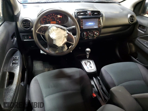 2018 Mitsubishi Mirage ES z VIN ML32F3FJ6JHF03484, wystawiony jako Copart lot #58095945 z przebiegiem 26 267 mil mil oraz Szkoda całkowita • Salvage title. Historia ofert i sprzedaży dostępna na DreamBid. Obrazek 8.