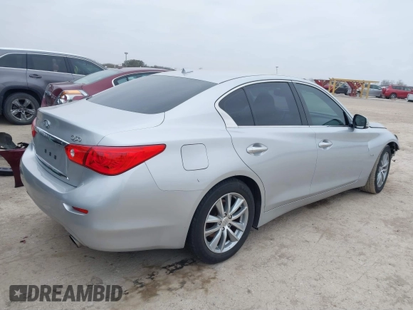 2016 Infiniti Q50 with VIN JN1EV7AR5GM344250, listed as a IAAI auction lot 41629267 with 88,254 mi miles and . Bid and sale history available at DreamBid. Image 4.