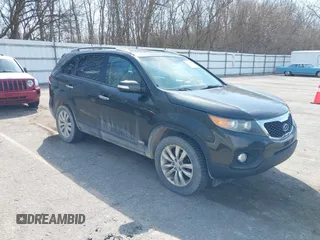 2011 Kia Sorento EX with VIN 5XYKUDA25BG118403, listed as a IAAI auction lot 42017215 with 166,421 mi miles. Bid and sale history available at carsss.com. Image 1.
