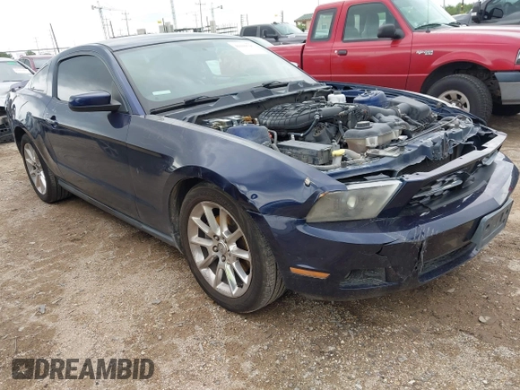 2011 Ford Mustang V6 with VIN 1ZVBP8AM9B5153645, listed as a IAAI auction lot 42109795 with 124,055 mi miles and . Bid and sale history available at carsss.com. Image 1.