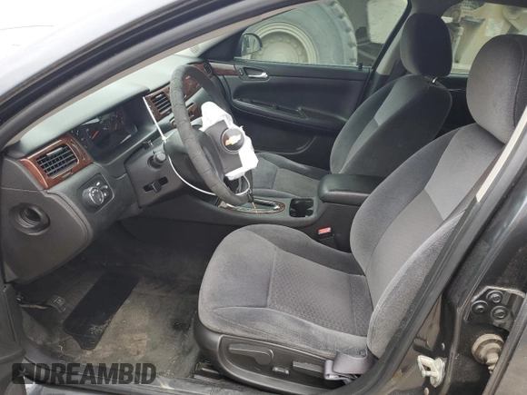 2011 Chevrolet Impala LS Fleet with VIN 2G1WF5EKXB1242021, listed as a Copart auction lot 50048785 with 125,768 mi miles and Salvage Title. Bid and sale history available at DreamBid. Image 7.