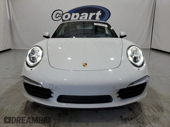 2015 Porsche 911 Carrera S with VIN WP0CB2A90FS154351, listed as a Copart auction lot 72019974 with 12,320 mi miles and Salvage Title. Bid and sale history available at carsss.com. Image 5.