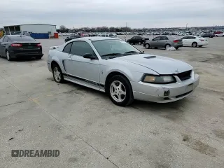 2002 Ford Mustang Standard with VIN 1FAFP40452F129857, listed as a Copart auction lot 45167465 with 0 mi miles and Salvage Title. Bid and sale history available at carsss.com. Image 10.