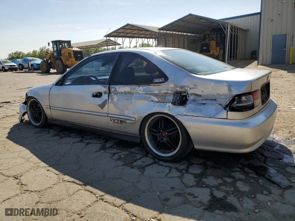 2000 Honda Civic EX with VIN 1HGEJ8244YL100664, listed as a Copart auction lot 50177735 with 211,236 mi miles and Salvage Title. Bid and sale history available at carsss.com. Image 2.