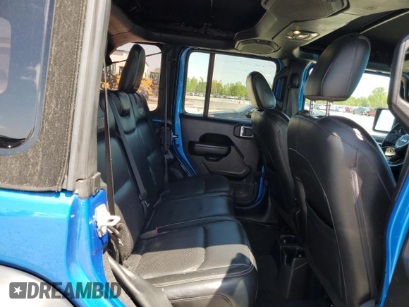 2021 Jeep Wrangler Unlimited Willys with VIN 1C4HJXDM5MW824651, listed as a Copart auction lot 51843605 with 51,647 mi miles and Salvage Title. Bid and sale history available at DreamBid. Image 11.