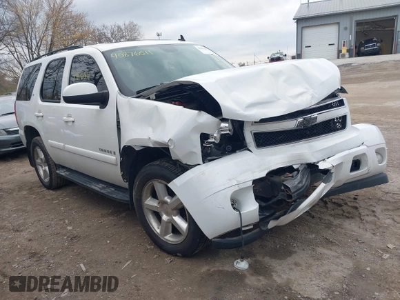 2008 Chevrolet Tahoe LTZ with VIN 1GNFK13098J160218, listed as a IAAI auction lot 40876511 with 186,701 mi miles and . Bid and sale history available at DreamBid. Image 1.