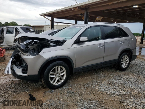 2015 Kia Sorento LX with VIN 5XYKT4A64FG658448, listed as a Copart auction lot 54198645 with 149,768 mi miles and Salvage Title. Bid and sale history available at DreamBid. Image 1.