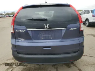 2012 Honda CR-V EX-L with VIN JHLRM4H70CC005483, listed as a Copart auction lot 51521135 with 47,212 mi miles and Salvage Title. Bid and sale history available at carsss.com. Image 6.