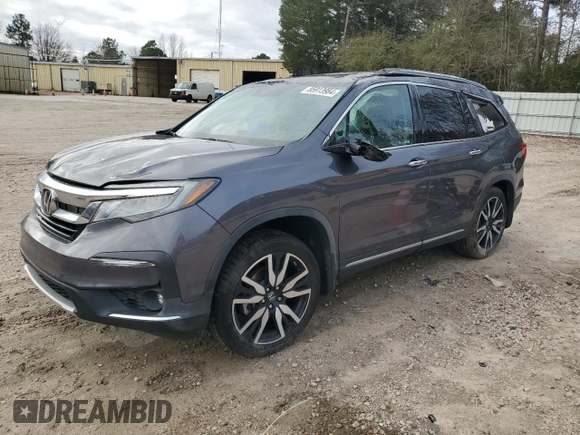 2020 Honda Pilot Touring 8-Passenger with VIN 5FNYF5H91LB004386, listed as a Copart auction lot 85913984 with 54,692 mi miles and Salvage Title. Bid and sale history available at DreamBid. Image 1.