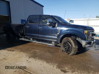 2022 Ford F-350 with VIN 1FT7W3BN2NED53597, listed as a Copart auction lot 72432694 with 32,087 mi miles and Salvage title. Bid and sale history available at DreamBid. Image 4.