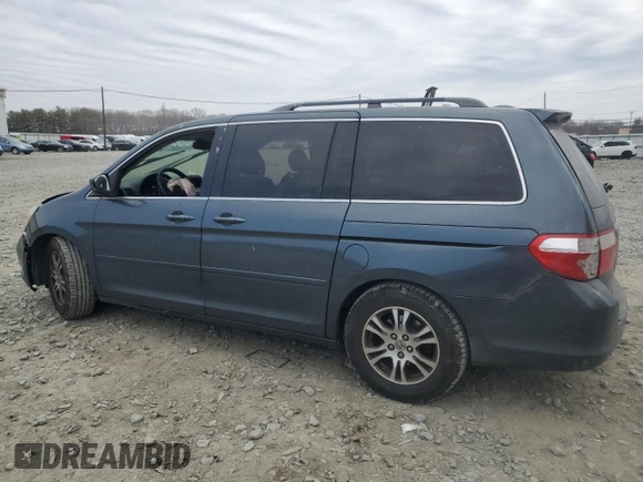 2005 Honda Odyssey TOURING with VIN 5FNRL38845B104056, listed as a Copart auction lot 47698175 with 203,076 mi miles and Salvage Title. Bid and sale history available at carsss.com. Image 2.