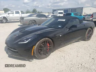 2014 Chevrolet Corvette Z51 3LT z VIN 1G1YM3D75E5108889, wystawiony jako Copart lot #64586644 z przebiegiem 50 099 mil mil oraz Szkoda całkowita • Salvage title. Historia ofert i sprzedaży dostępna na DreamBid. Obrazek 1.