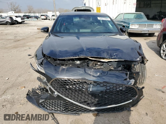 2023 Genesis G70 2.0T with VIN KMTG34TA4PU111219, listed as a Copart auction lot 52677885 with 32,224 mi miles and Clean Title. Bid and sale history available at carsss.com. Image 5.