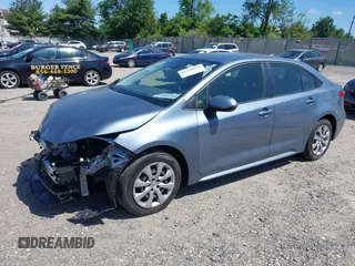 2021 Toyota Corolla LE with VIN JTDEPMAE7MJ144664, listed as a IAAI auction lot 42269698 with 23,500 mi miles and . Bid and sale history available at DreamBid. Image 2.