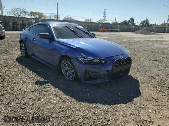 2021 BMW 4 Series M440i xDrive with VIN WBA13AR0XMCG16250, listed as a Copart auction lot 49556245 with 52,717 mi miles and Non Repairable. Bid and sale history available at DreamBid. Image 10.