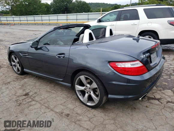 2015 Mercedes-Benz SLK-Class SLK 350 with VIN WDDPK5HA4FF096553, listed as a Copart auction lot 62951933 with 102,205 mi miles. Bid and sale history available at carsss.com. Image 2.