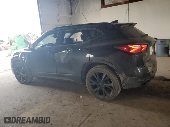 2021 Chevrolet Blazer RS with VIN 3GNKBKRS5MS568706, listed as a Copart auction lot 58782545 with 131,464 mi miles and Salvage title. Bid and sale history available at DreamBid. Image 2.