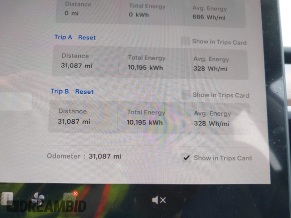 2023 Tesla Model 3 Performance with VIN 5YJ3E1EC9PF407365, listed as a IAAI auction lot 41956915 with 31,087 mi miles. Bid and sale history available at carsss.com. Image 7.