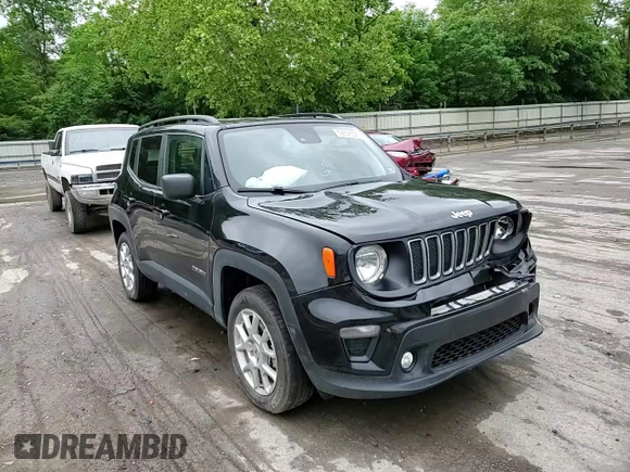 2022 Jeep Renegade Latitude with VIN ZACNJDB12NPN70337, listed as a Copart auction lot 59698525 with 45,255 mi miles and Salvage title. Bid and sale history available at DreamBid. Image 14.