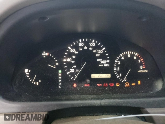 2002 Lexus RX 300 with VIN JTJHF10U720267677, listed as a Copart auction lot 74629634 with 190,105 mi miles and Salvage Title. Bid and sale history available at carsss.com. Image 9.