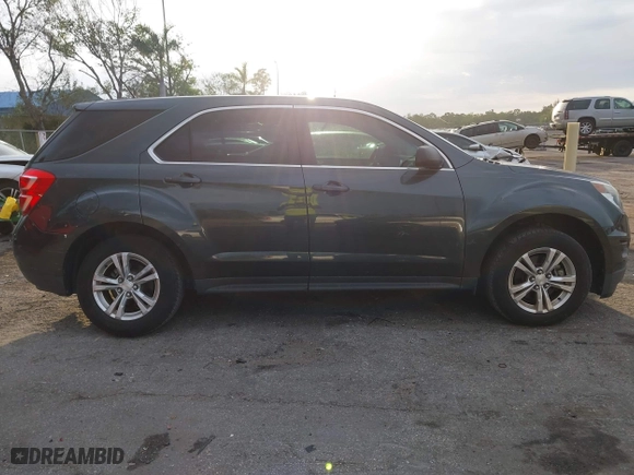 2017 Chevrolet Equinox LS with VIN 2GNALBEK6H1582971, listed as a IAAI auction lot 41975557 with 48,787 mi miles. Bid and sale history available at carsss.com. Image 14.