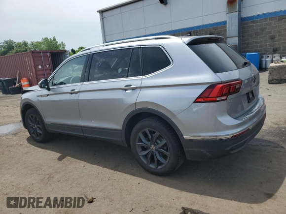 2024 Volkswagen Tiguan SE with VIN 3VVMB7AXXRM074795, listed as a Copart auction lot 58084575 with 17,852 mi miles and Salvage title. Bid and sale history available at DreamBid. Image 2.