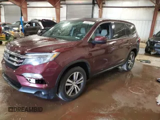 2016 Honda Pilot EX-L with VIN 5FNYF6H56GB058663, listed as a Copart auction lot 54993185 with Not provided miles and Salvage title. Bid and sale history available at DreamBid. Image 1.