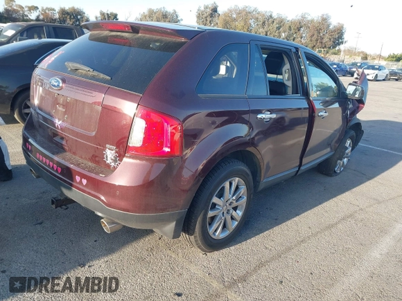 2011 Ford Edge SEL with VIN 2FMDK3JC7BBA71098, listed as a IAAI auction lot 41937556 with 152,792 mi miles. Bid and sale history available at carsss.com. Image 4.