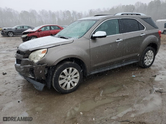 2011 Chevrolet Equinox LT w/2LT with VIN 2CNFLPE55B6216124, listed as a Copart auction lot 44753515 with 131,897 mi miles and Clean Title. Bid and sale history available at carsss.com. Image 1.