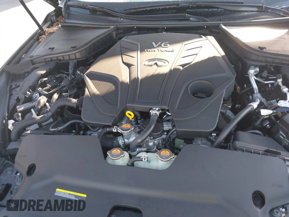 2023 Infiniti Q50 Luxe with VIN JN1EV7BP6PM513012, listed as a IAAI auction lot 41751813 with 7,064 mi miles and . Bid and sale history available at DreamBid. Image 10.