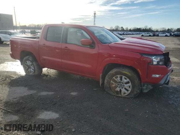 2022 Nissan Frontier S with VIN 1N6ED1EK4NN668837, listed as a Copart auction lot 45220995 with 35,300 mi miles and Salvage title. Bid and sale history available at DreamBid. Image 4.
