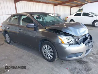 2015 Nissan Sentra SV with VIN 3N1AB7AP8FY343031, listed as a IAAI auction lot 41397415 with 161,620 mi miles. Bid and sale history available at carsss.com. Image 1.