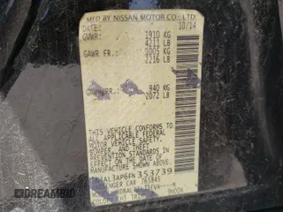 2015 Nissan Altima S with VIN 1N4AL3AP6FN353739, listed as a Copart auction lot 56189245 with 166,611 mi miles and Salvage Title. Bid and sale history available at DreamBid. Image 12.
