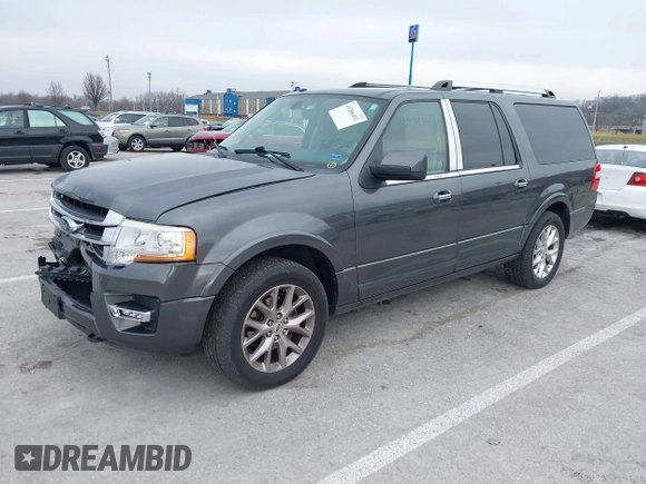 2015 Ford Expedition Max Limited with VIN 1FMJK2ATXFEF31880, listed as a IAAI auction lot 41206492 with 188,699 mi miles and . Bid and sale history available at DreamBid. Image 17.