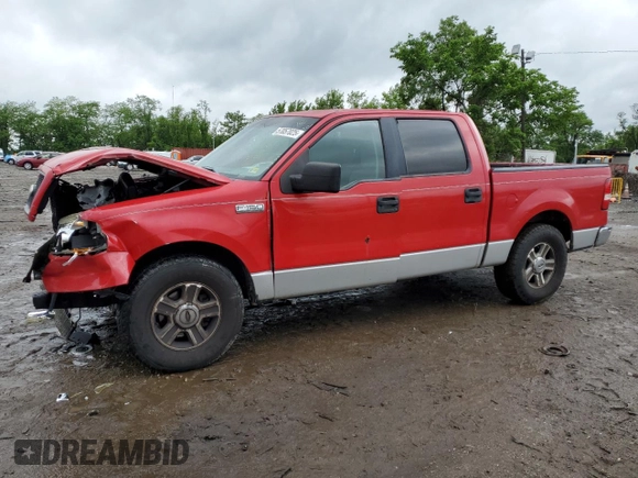 2006 Ford F-150 XLT with VIN 1FTPW12536FB24054, listed as a Copart auction lot 57057025 with 251,187 mi miles and Salvage title. Bid and sale history available at DreamBid. Image 1.