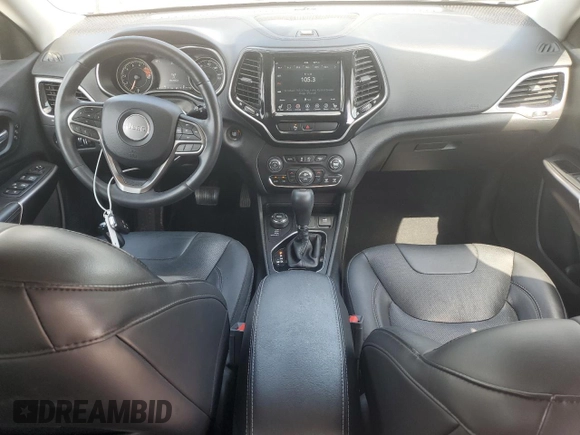 2019 Jeep Cherokee Limited with VIN 1C4PJMDX8KD456737, listed as a Copart auction lot 62178195 with 41,249 mi miles and Salvage title. Bid and sale history available at DreamBid. Image 8.