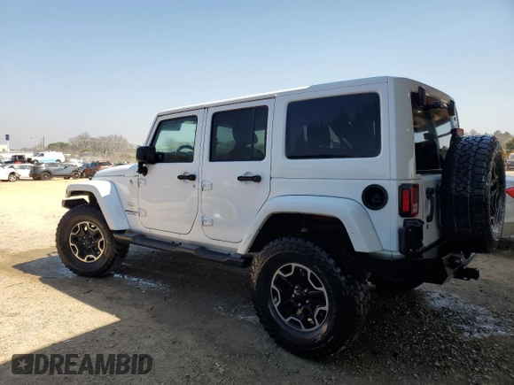 2015 Jeep Wrangler Unlimited Sahara with VIN 1C4BJWEG2FL561032, listed as a Copart auction lot 48885885 with 92,073 mi miles and Salvage Title. Bid and sale history available at carsss.com. Image 2.