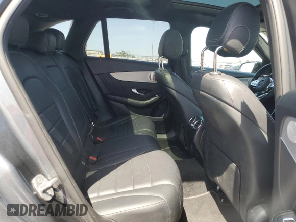 2021 Mercedes-Benz GLC 300 with VIN W1N0G8DB8MV270973, listed as a Copart auction lot 57184335 with 43,304 mi miles and Salvage title. Bid and sale history available at DreamBid. Image 11.
