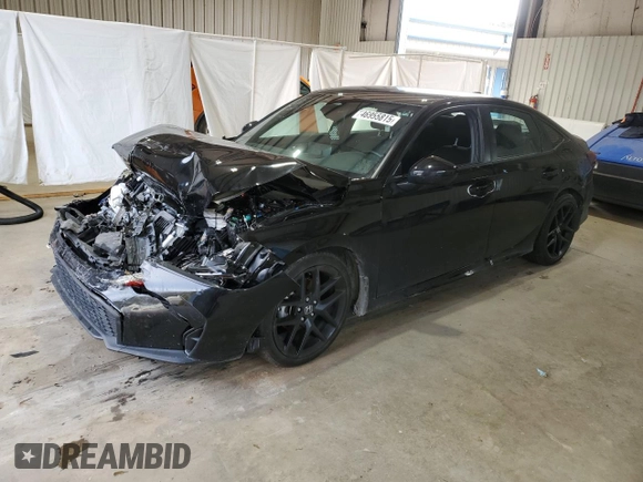 2025 Honda Civic Sport z VIN 2HGFE2F57SH522389, wystawiony jako Copart lot #46955815 z przebiegiem Nie podano mil oraz Szkoda całkowita • Salvage title. Historia ofert i sprzedaży dostępna na DreamBid. Obrazek 1.