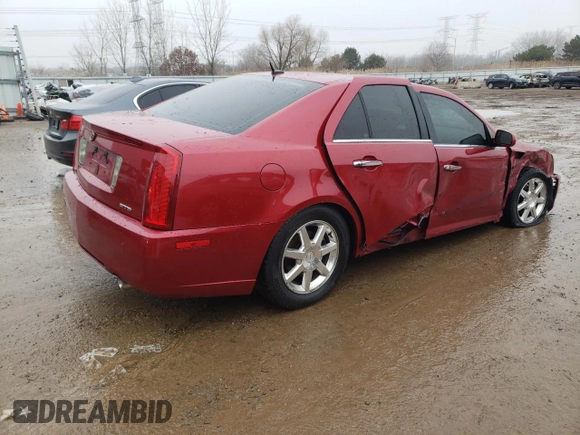 2008 Cadillac STS with VIN 1G6DC67A380206020, listed as a Copart auction lot 43190895 with 150,112 mi miles and Salvage Title. Bid and sale history available at carsss.com. Image 3.