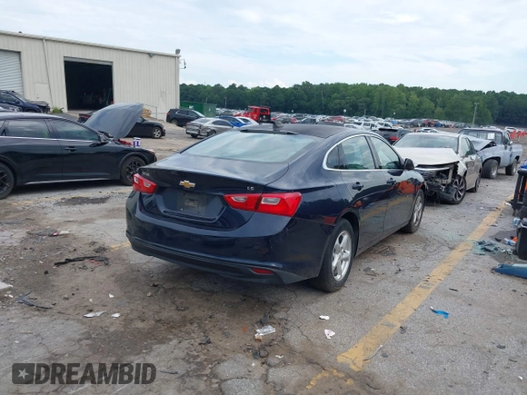 2016 Chevrolet Malibu LS with VIN 1G1ZB5ST6GF306206, listed as a IAAI auction lot 42603034 with 91,238 mi miles and . Bid and sale history available at DreamBid. Image 4.