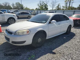 2012 Chevrolet Impala Police Police with VIN 2G1WD5E35C1156521, listed as a Copart auction lot 49379235 with 114,866 mi miles and Salvage Title. Bid and sale history available at carsss.com. Image 1.