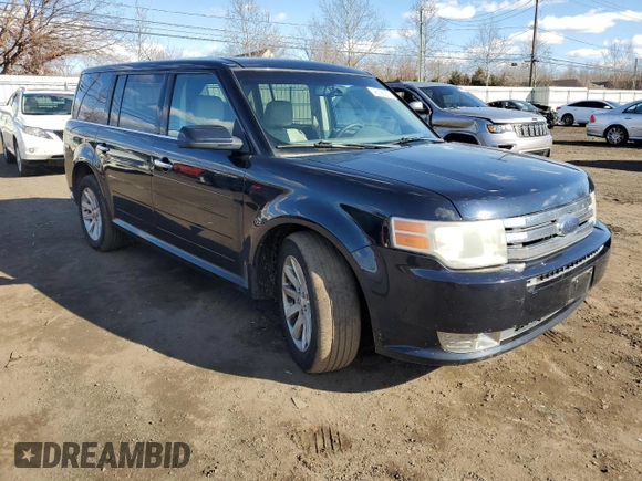 2009 Ford Flex SEL with VIN 2FMEK62C69BA00604, listed as a Copart auction lot 48396285 with 169,415 mi miles and Clean Title. Bid and sale history available at carsss.com. Image 4.