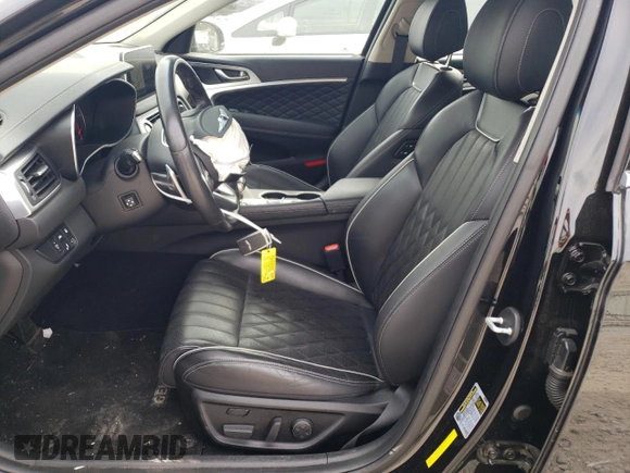 2020 Genesis G70 2.0T z VIN KMTG44LA8LU053493, wystawiony jako Copart lot #63290514 z przebiegiem 51 108 mil mil oraz Szkoda całkowita • Salvage title. Historia ofert i sprzedaży dostępna na DreamBid. Obrazek 7.