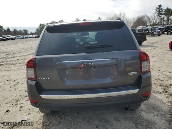 2016 Jeep Compass High Altitude Edition with VIN 1C4NJDEB8GD724218, listed as a Copart auction lot 49117955 with 121,454 mi miles and Salvage Title. Bid and sale history available at carsss.com. Image 6.