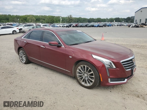 2017 Cadillac CT6 Luxury AWD with VIN 1G6KD5RS3HU137360, listed as a Copart auction lot 53444425 with 123,131 mi miles and Salvage title. Bid and sale history available at DreamBid. Image 4.