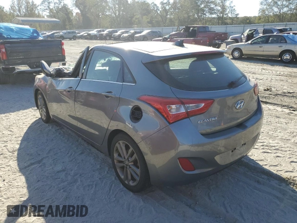 2016 Hyundai Elantra GT with VIN KMHD35LHXGU303549, listed as a Copart auction lot 74973834 with 0 mi miles and Salvage Title. Bid and sale history available at carsss.com. Image 2.